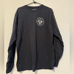 Black Long Sleeve Men's Tee